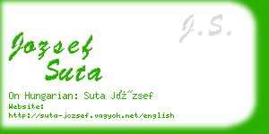 jozsef suta business card
